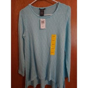 NEW Chelsea and Theodore size Medium NEW with tag Knit tunic shirt stretch women
